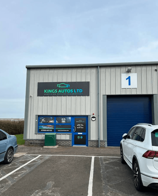 Mechanic working on a car